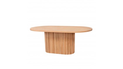 FİTİLLİ MASA OVAL - KAYIN 160 CM