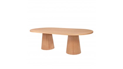 PİRAMİT MASA OVAL - KAYIN 180 CM