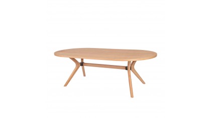 FİRUZE MASA OVAL - KAYIN 180 CM